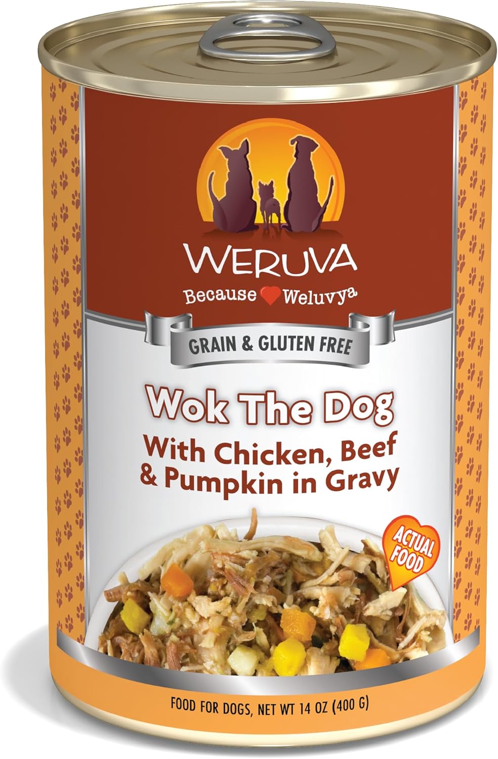 Weruva Classic Dog Food Wok The Dog with Chicken Beef Pumpkin