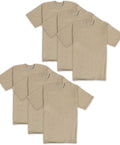 Pro Club Men's 6-Pack Heavyweight Cotton Crew Neck T-Shirt