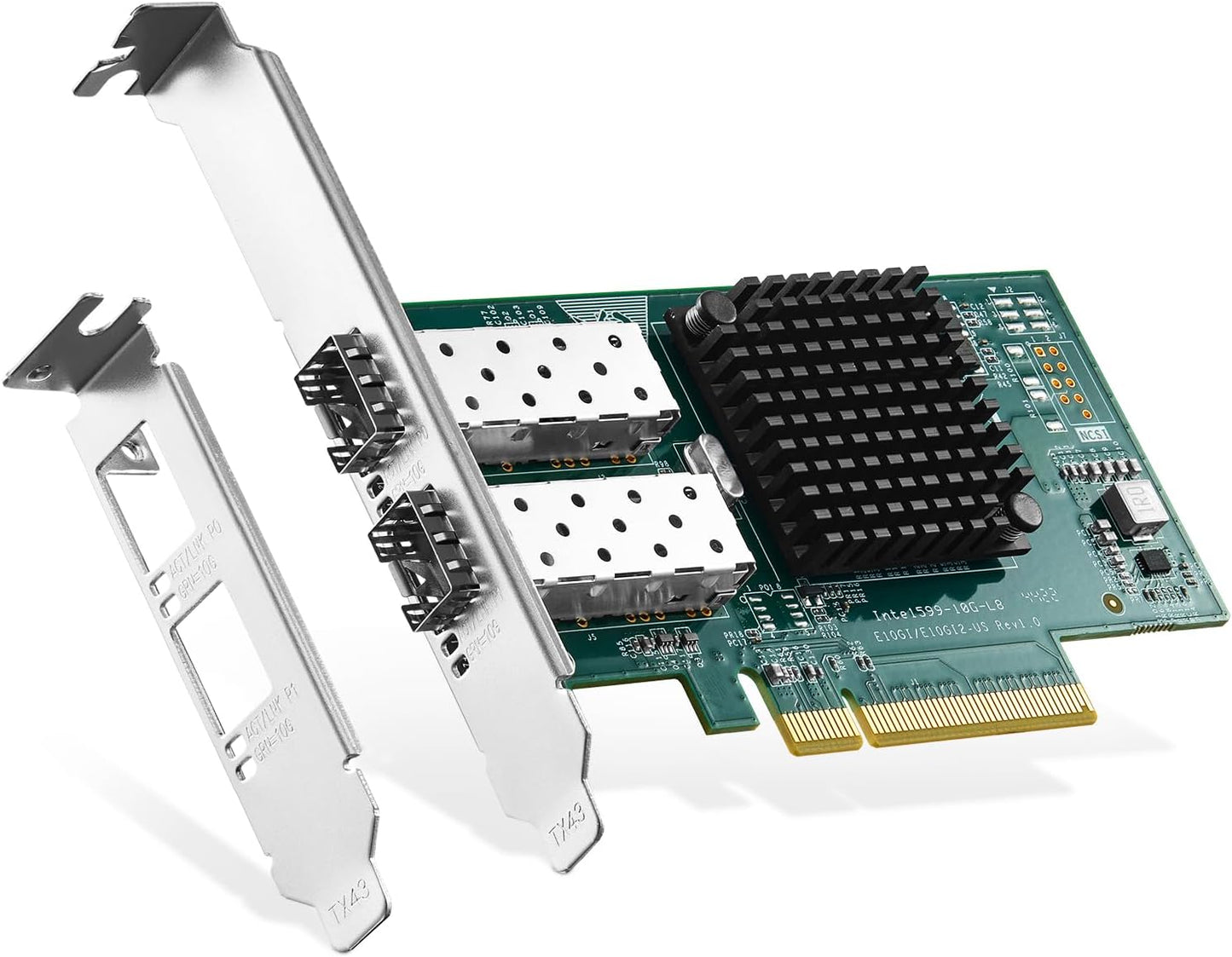 2 Port 10G SFP+ PCIe Network Adapter for High-Speed Connectivity
