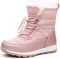Kids Winter Snow Boots with Adjustable Rope Closure for Comfort