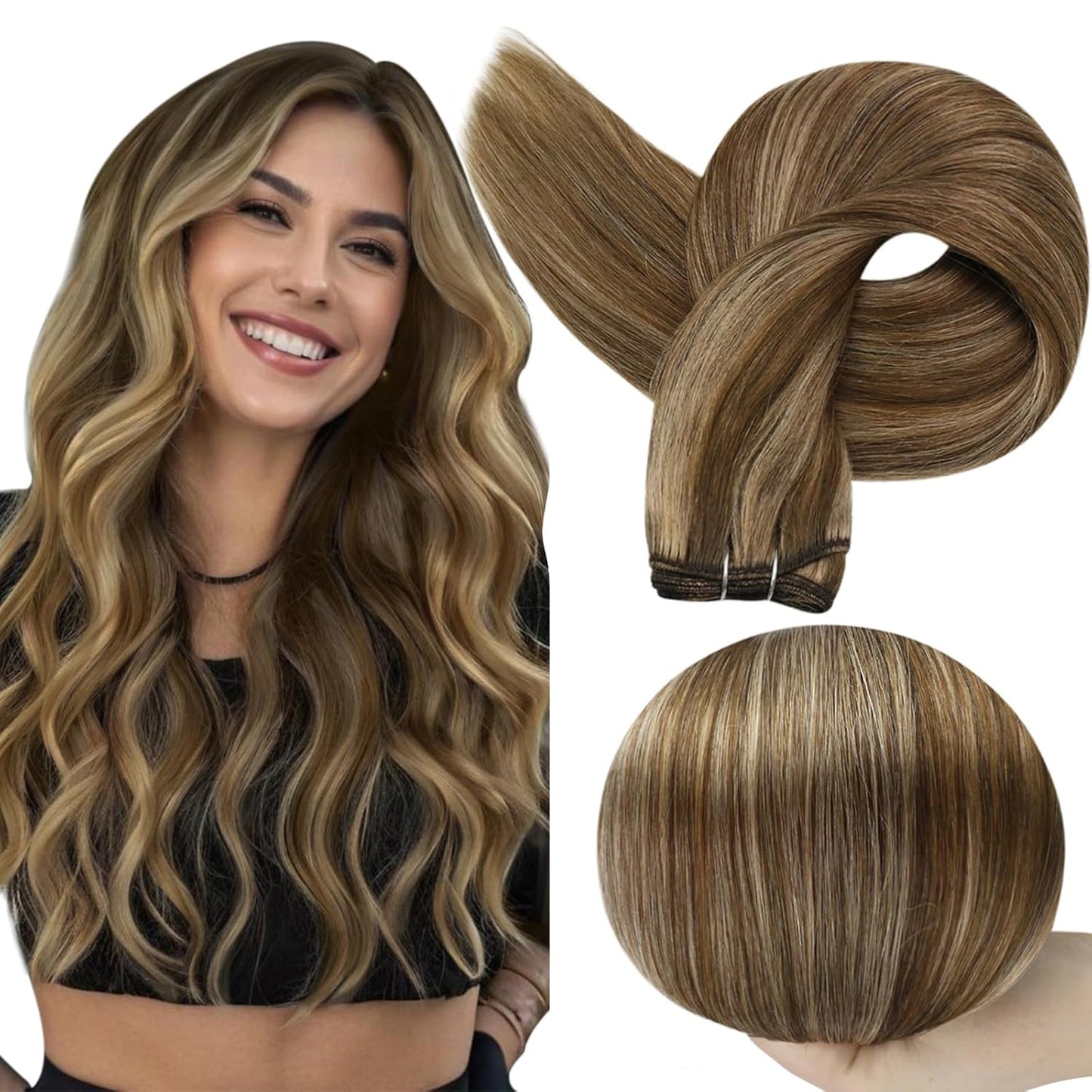 Full Shine 24 Inch Sew In Hair Extensions for Stunning Volume