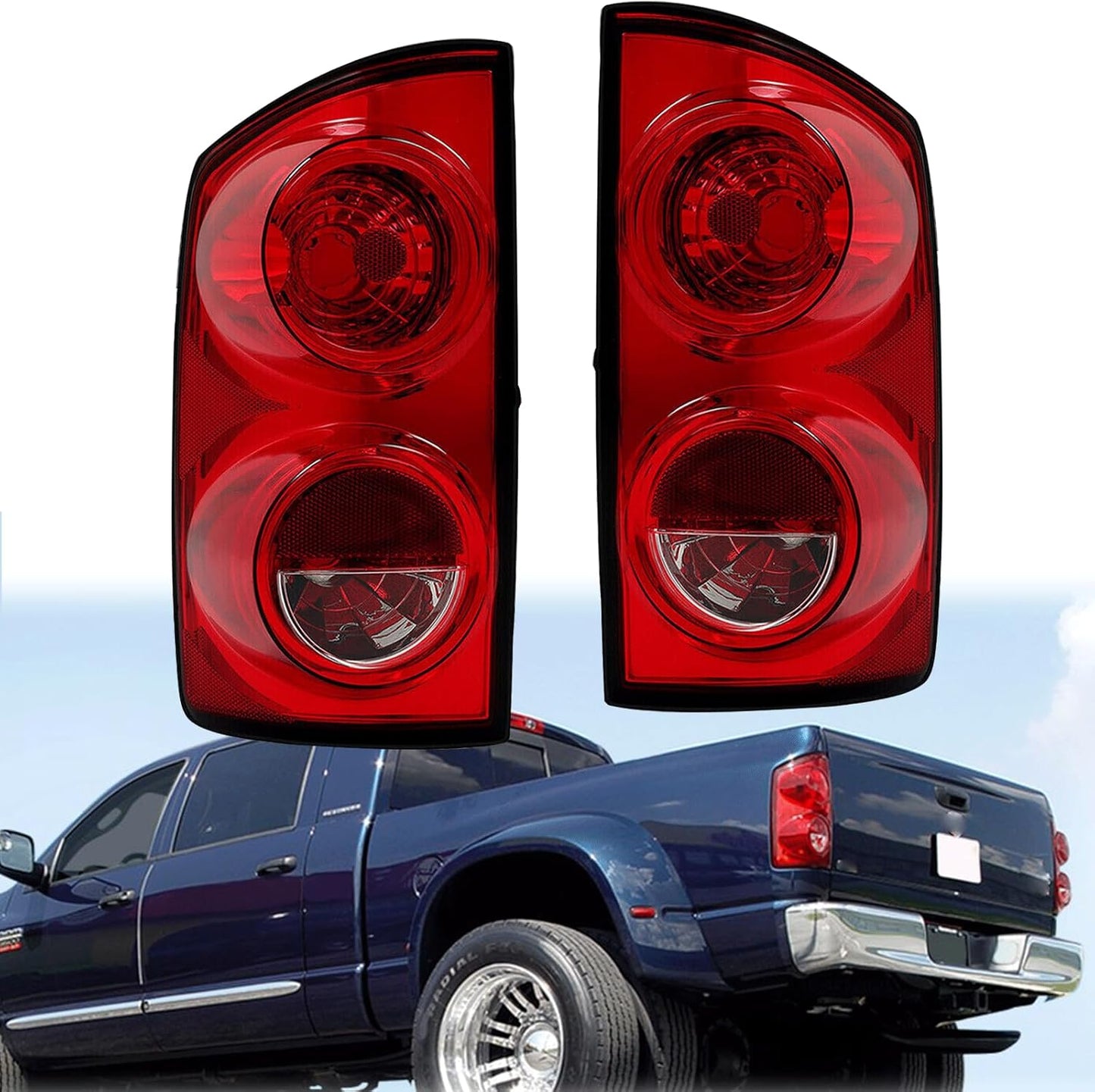 Tail Light Assembly for 2007-2009 Dodge Ram 1500 2500 3500