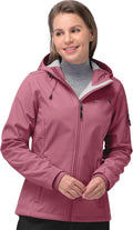 33,000ft Women's Softshell Jacket - Fleece Lined, Windproof Warm Coat