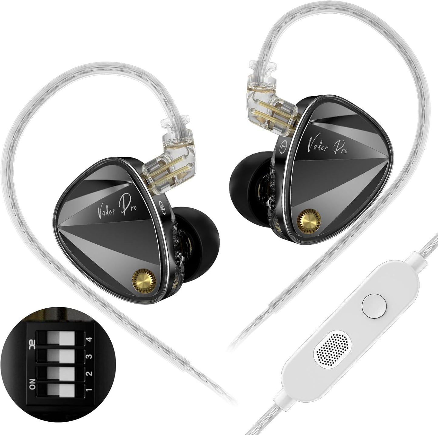 KZ Vader Pro in-Ear Monitors for Gaming with Dynamic Drivers