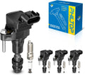 Ignition Coil Pack and Iridium Spark Plugs Set for GM 2.4L Engines - 4
