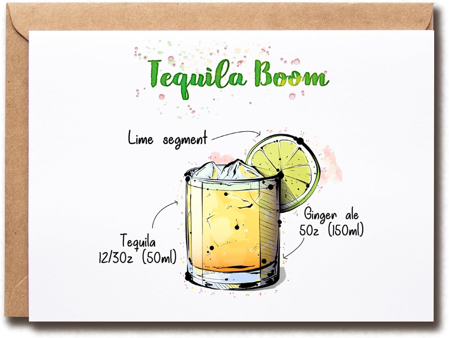 Boom Tequila Card - Funny Birthday Gift! - NTVShop