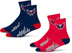 For Bare Feet Quarter Sock: Perfect for Washington Capitals Fans