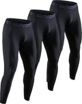 Compression Pants 2 or 3 Pack Men's Athletic Leggings - Pocket Option