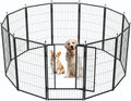 Dog Playpen 42 in 12 Panels for Indoor & Outdoor Use - Stable Foldable