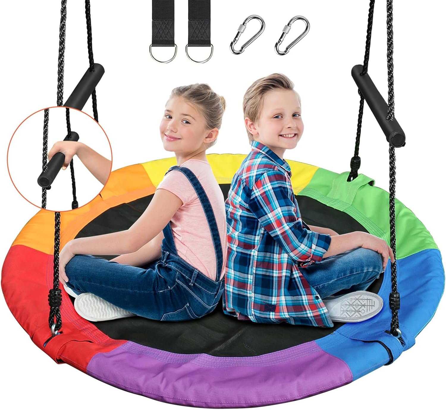 Saucer Tree Swing 40 Inch for Kids - Fun Outdoor Playtime