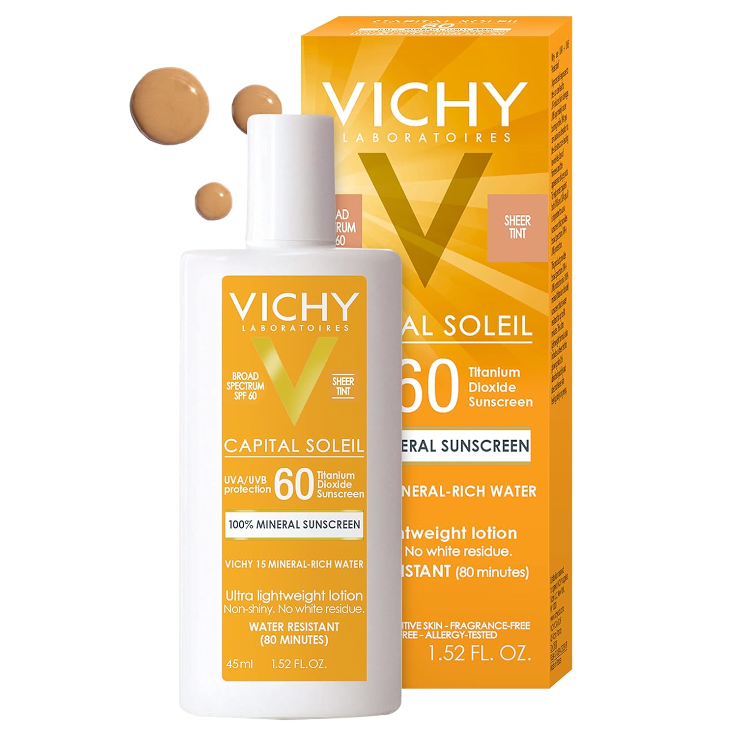 Vichy Capital Soleil Tinted Mineral Sunscreen SPF 60 for Face