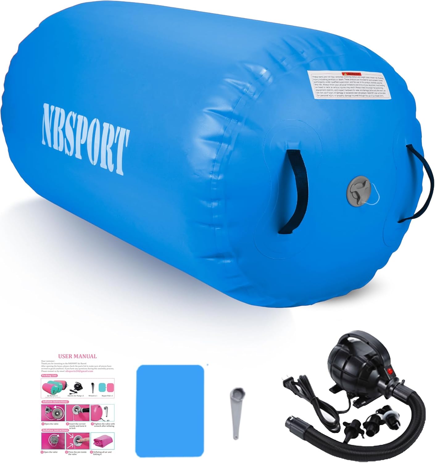 Air Barrel Gymnastics Roller for Safe Training and Fun