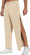 Men's Tear Away Fleece Recovery Pants for Post Knee Surgery