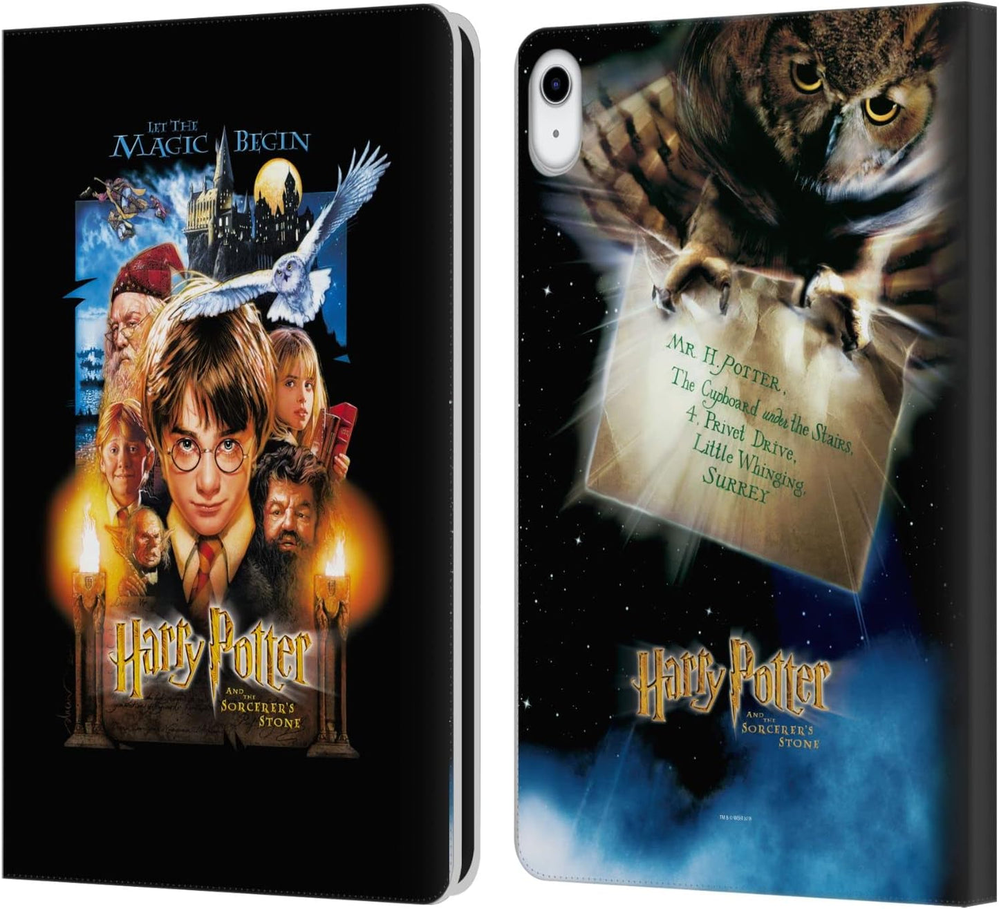 Harry Potter Sorcerer's Stone II Leather Wallet Case for iPad