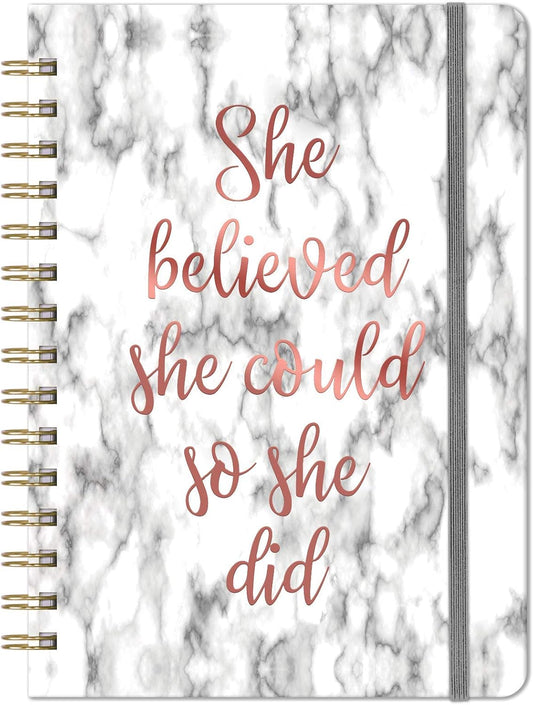 Frasukis Waterproof Spiral Notebook - Premium Thickness, College Ruled, 8.5 X 6.4 - Ideal for Daily Use