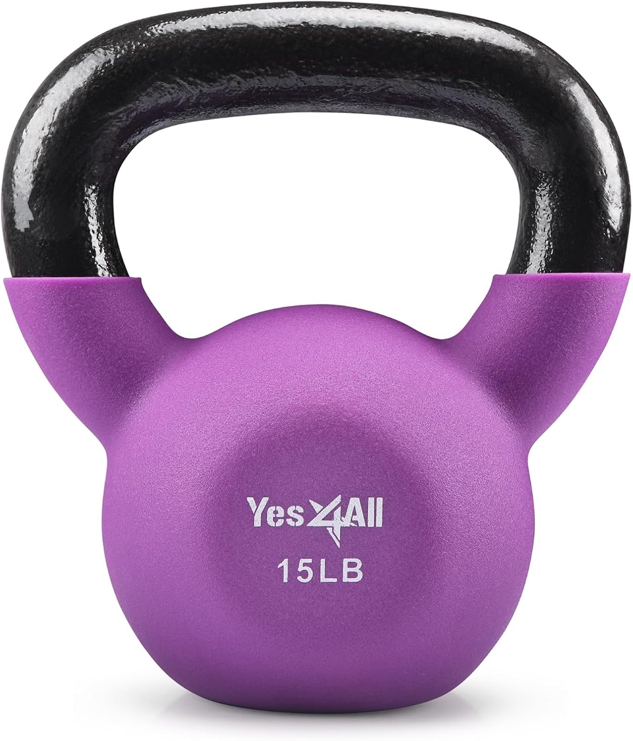 Yes4All Kettlebell Set: Neoprene Coated Cast Iron Weights