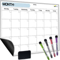 Monthly Magnetic Calendar for Refrigerator - 17x12 Dry Erase Fridge
