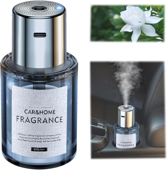 RIYUNE Smart Car Air Freshener, 5 Gear Adjustment, Long Lasting Gardenia Fragrance