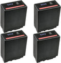 Kastar 4-Pack VW-VBG6 Pro Battery Replacement for Panasonic Cameras