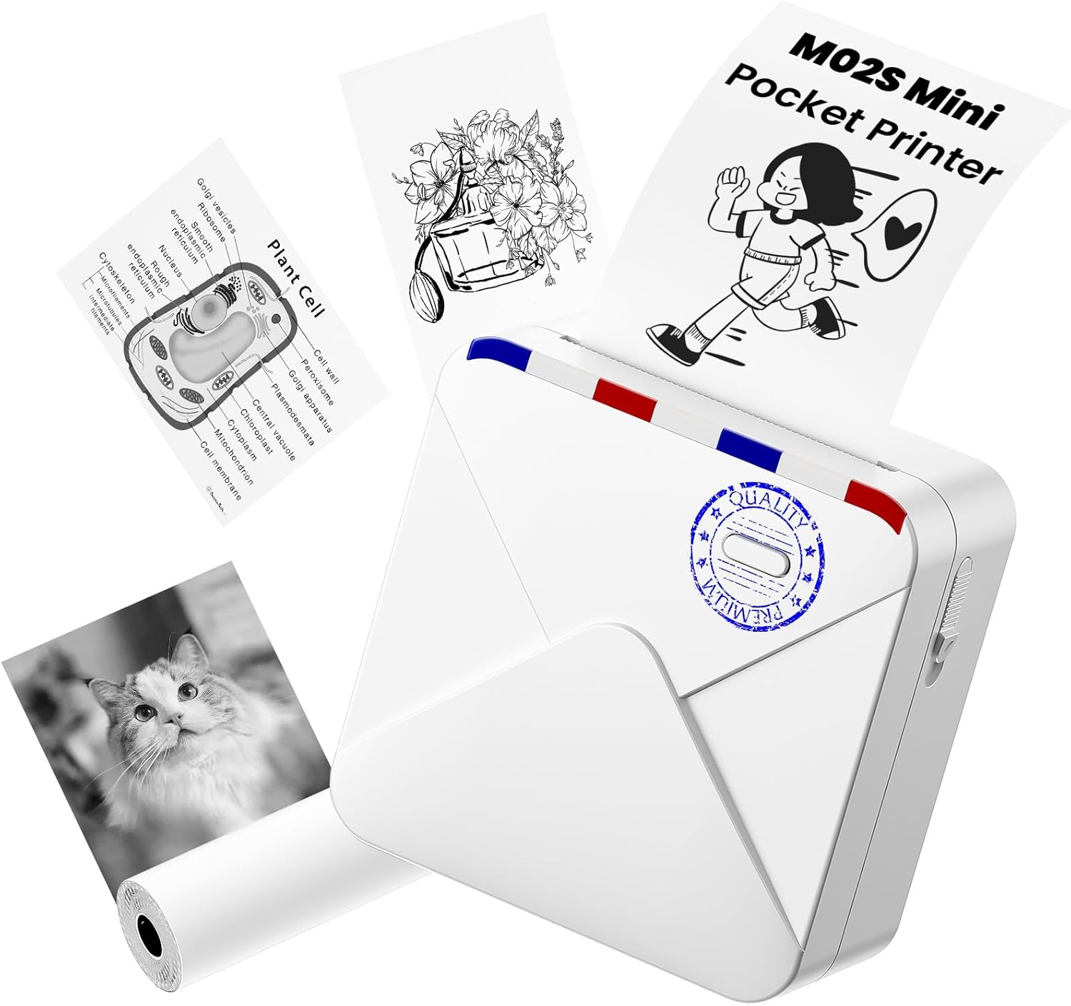 Portable Bluetooth Sticker Printer by Omezizy