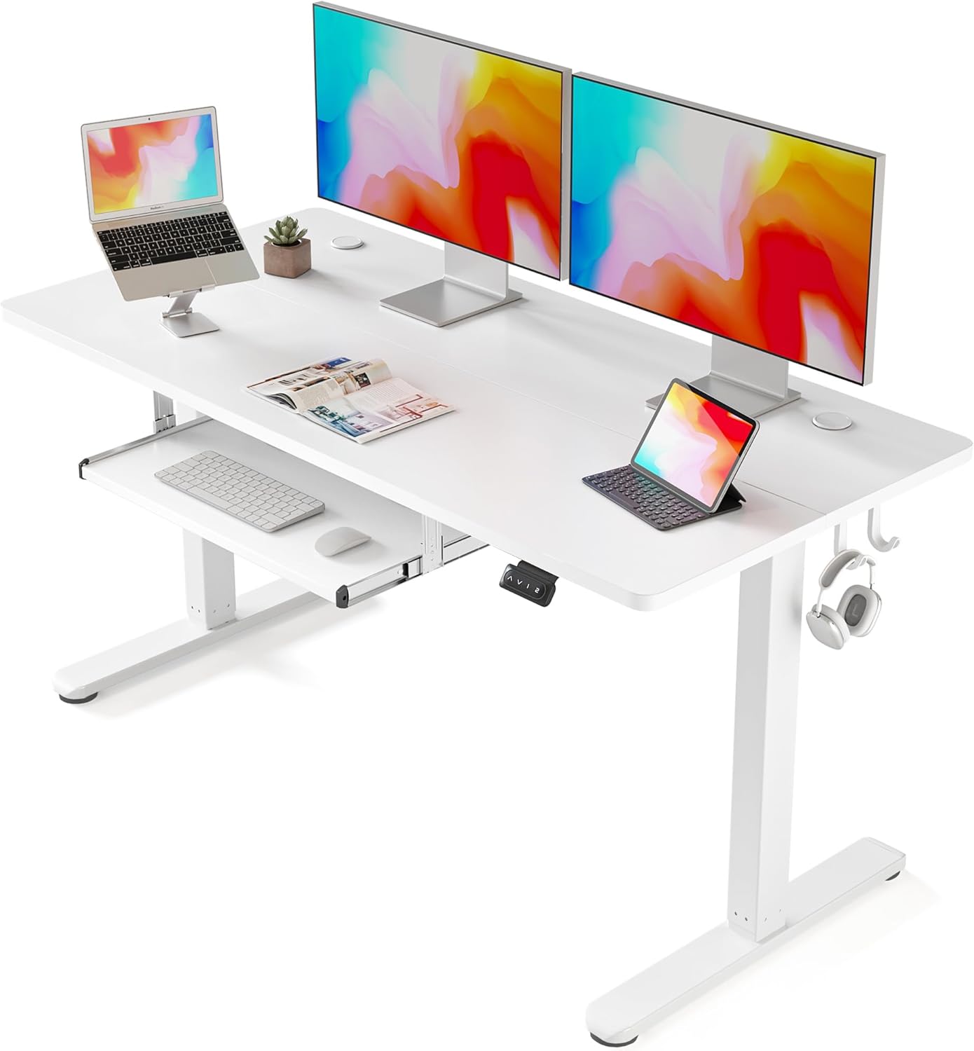 FEZIBO Electric Standing Desk: Height Adjustable Ergonomic Bliss