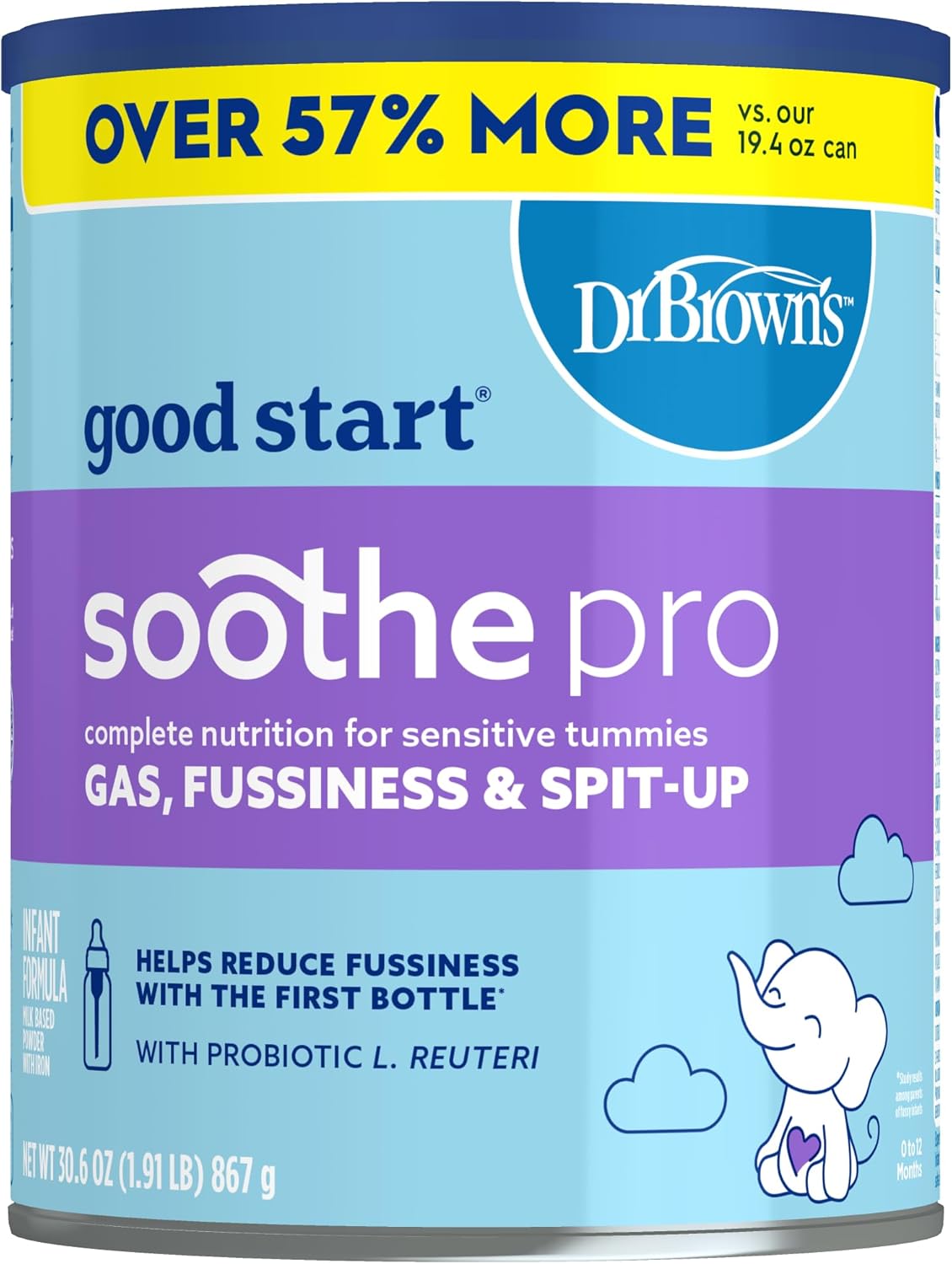 Dr. Brown's Soothe Pro Baby Formula for Sensitive Tummies
