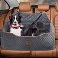 Dog Car Seat Booster for Large Medium Dogs up to 55 lbs - Safe Memory