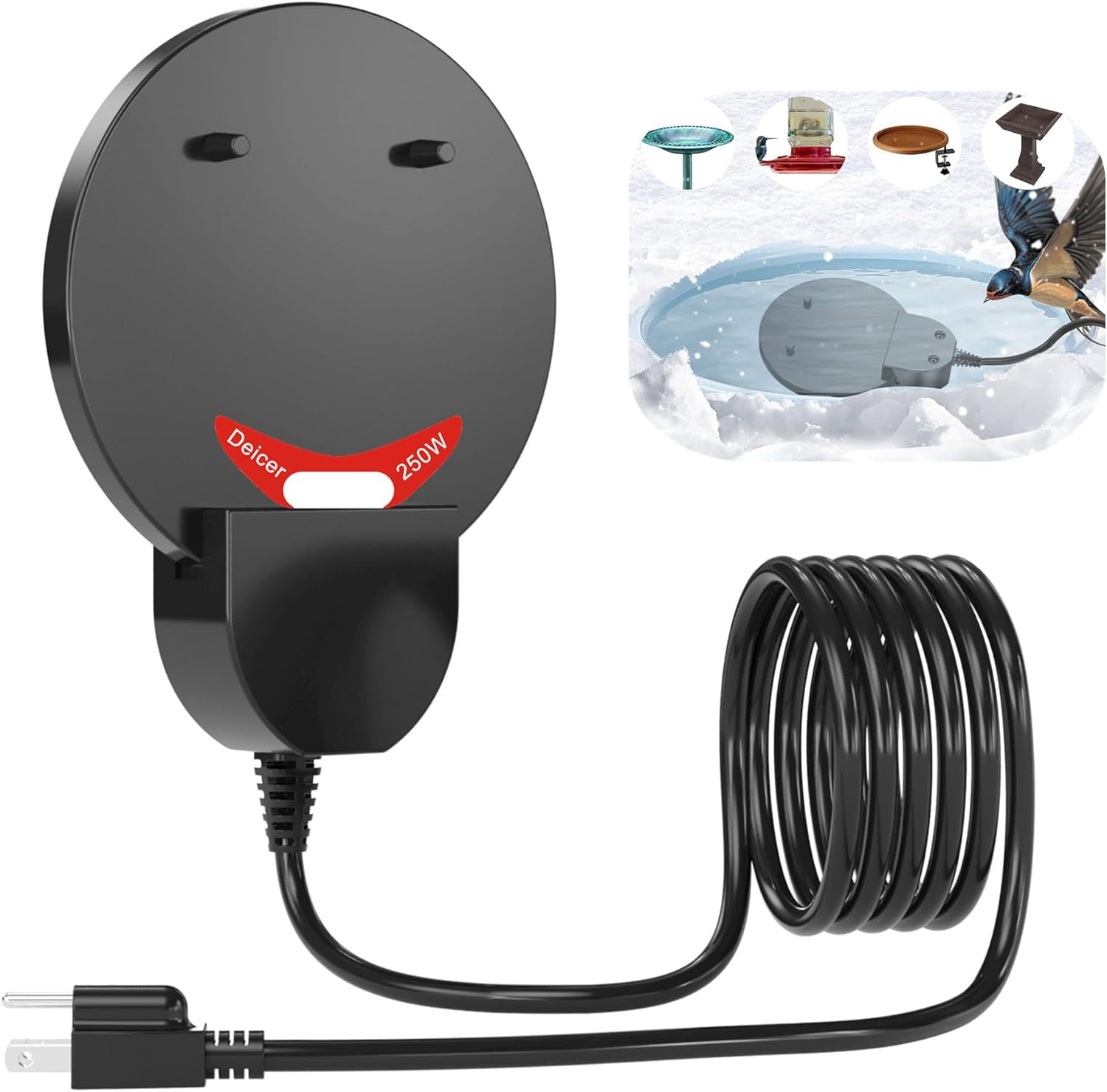 Efficient 250W Heater - Winter Use Indoors/Outdoors - For Livestock & Poultry