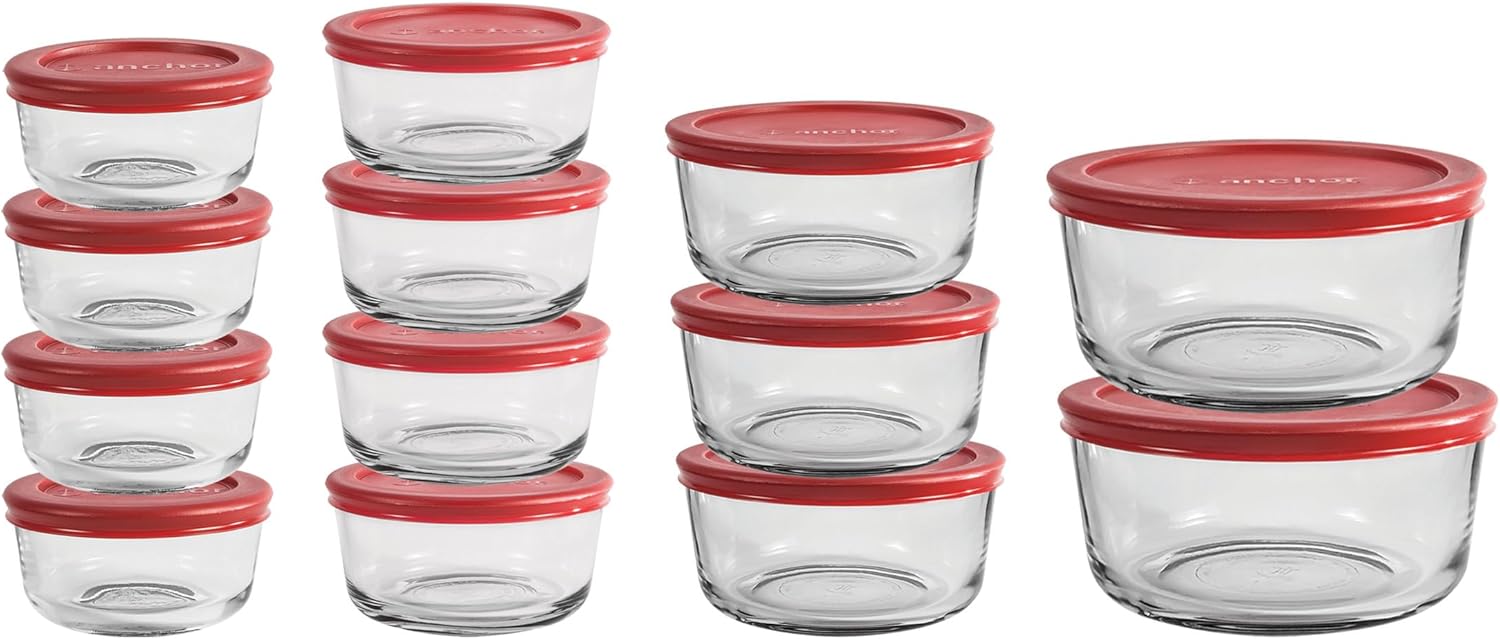 Anchor Hocking 26 Piece Glass Storage Containers with Lids Review