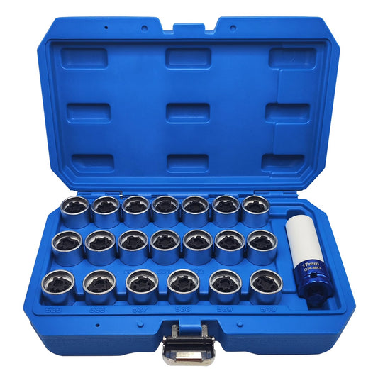 21PCS Wheel Locking Nut Key Kit for VW VAG Vehicles