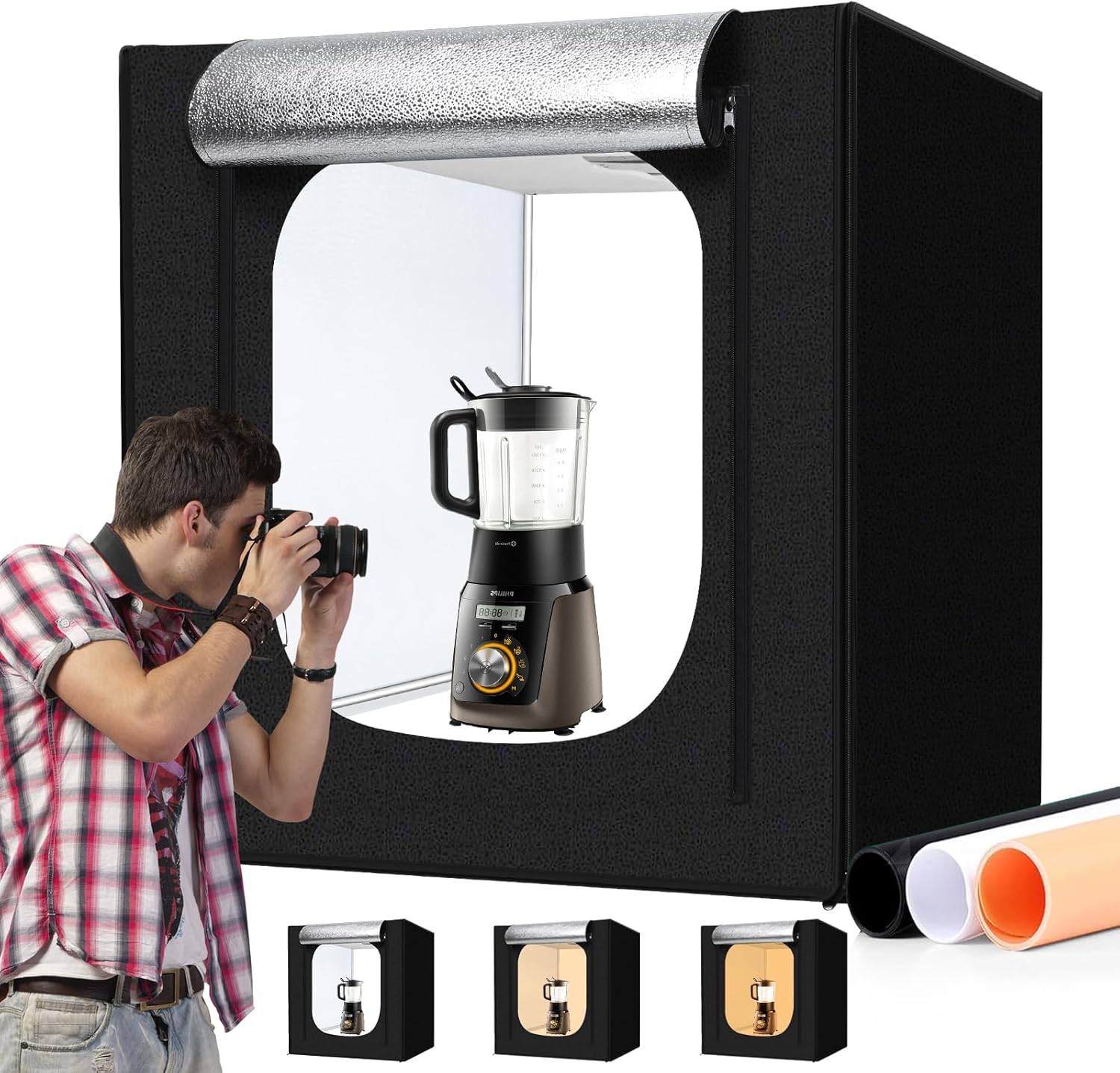 Professional 28x28 Inch Photo Light Box for Stunning Photography