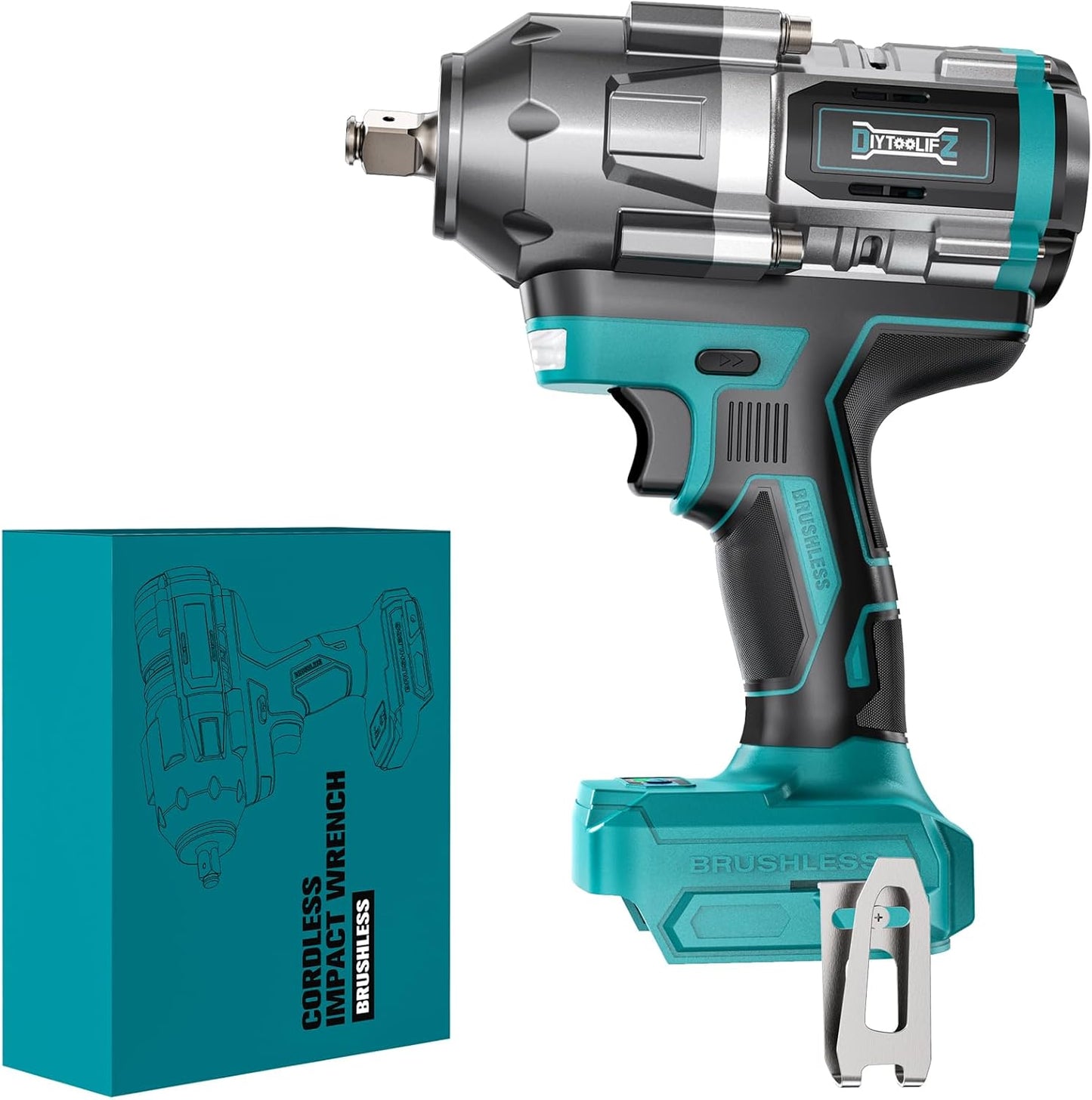 Cordless Impact Wrench 1/2 inch for Makita 18V Battery Power