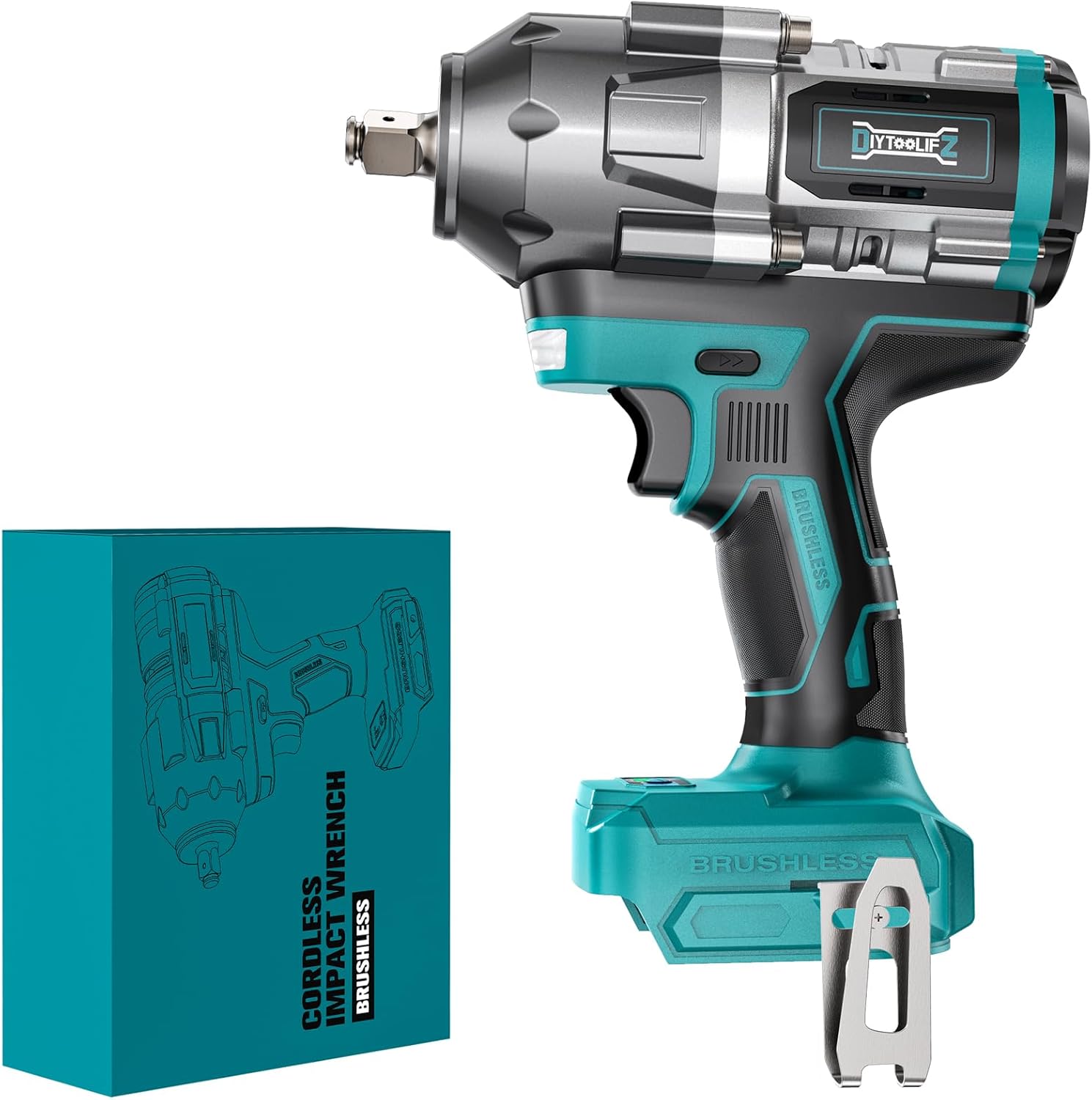 Cordless Impact Wrench 1/2 inch for Makita 18V Battery Power
