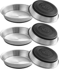 Stainless Steel Cat Bowls - Whisker Friendly Shallow Dishes