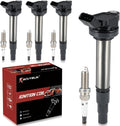 UF596 Ignition Coil Pack & Iridium Spark Plugs Compatible with Toyota
