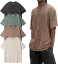 Oversized Vintage T-Shirts 4 Pack - Heavy Cotton Baggy Tees