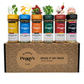 Spice It Up Pack Seasoning Jars Set of 6 - Complete Kitchen Blend Kit