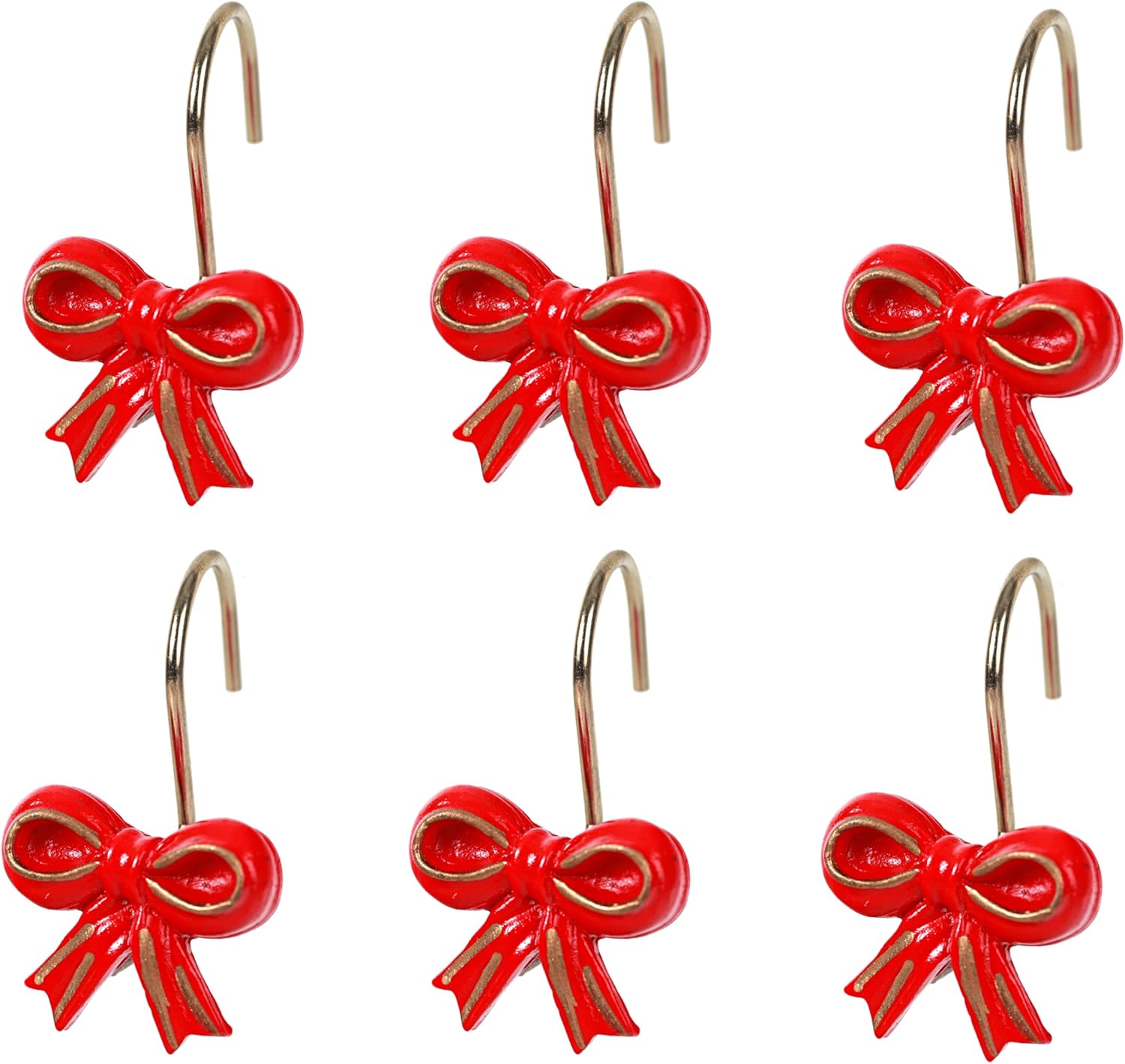 Deck the Halls with Xmas Bowknot Shower Hooks!