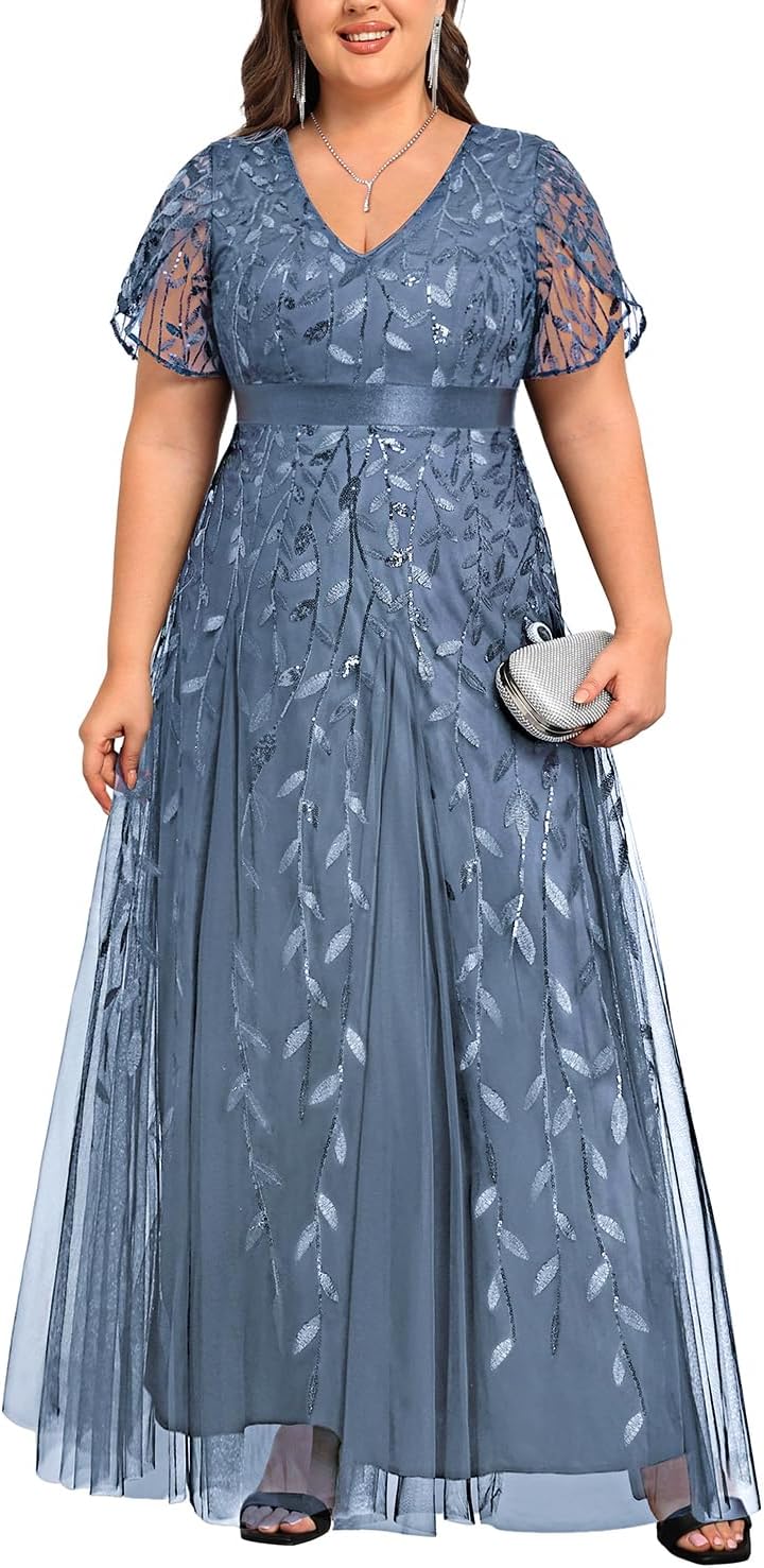 Plus Size Formal Dresses for Evening Gowns and Weddings