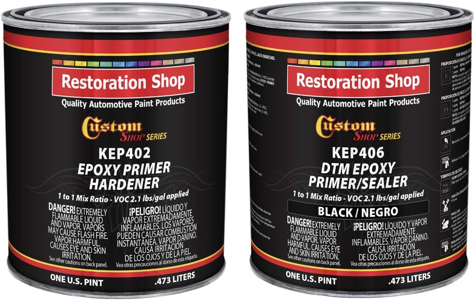 Custom Shop Black Epoxy Primer Sealer for Automotive Use