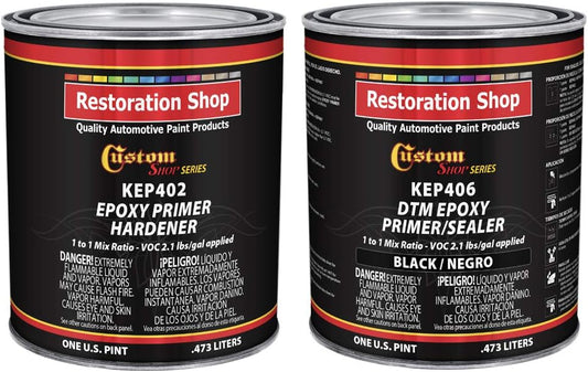 Custom Shop Black Epoxy Primer Sealer for Automotive Use