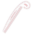 29in Curve & 16in Straight Styling Design Ruler - 4-in-1 Pattern Tool