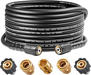 YAMATIC 25FT Pressure Washer Hose - Kink Resistant 3600PSI
