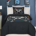 Twin Comforter Set for Boys - 5 Pieces Gamer Glow in The Dark
