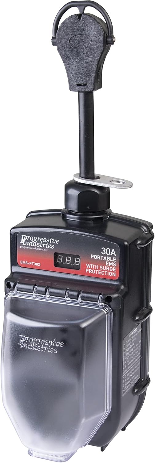30 Amp Portable RV Surge Protector with Electrical Management System