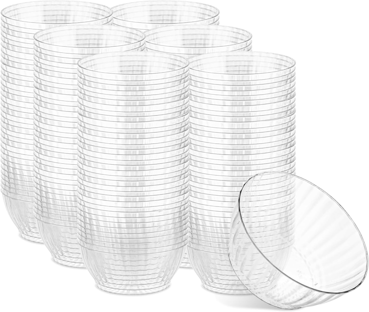 Elegant 1000 Pack Small Plastic Bowls for All Occasions