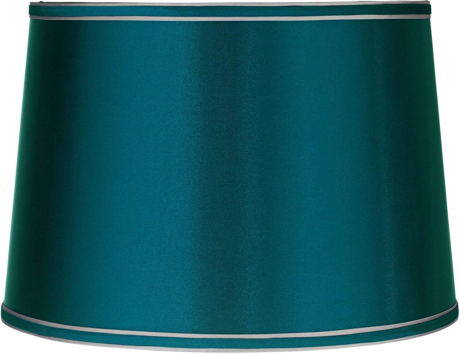 Sydnee Satin Teal Blue Large Drum Lamp Shade for Stylish Lighting