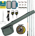 Fly Fishing Rod Combo Starter Kit 5wt 9ft - Ready-to-Fish Value
