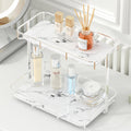 Bathroom Organizer Countertop Perfume Makeup Cosmetics Shelf - Marble