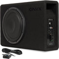 NVX QB12SPA 12ft Shallow Slot Ported Powered Subwoofer - Deep Bass